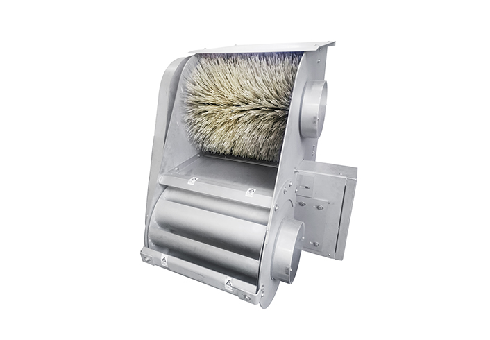 無動力自潔式滾刷